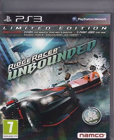 Ridge Racer Unbounded Limited Edition  PS3 (B Grade) (Genbrug)